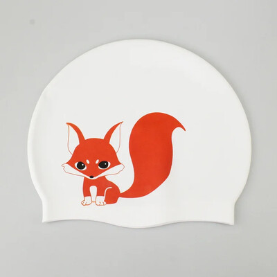 Șepci de înot universale pentru copii adulți protecție urechi șapcă de înot din silicon imprimare șapcă de înot drăguță cu desene animate Accesorii pentru piscină