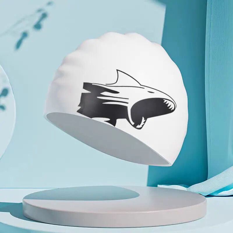 Șepci de înot universale pentru copii adulți protecție urechi șapcă de înot din silicon imprimare șapcă de înot drăguță cu desene animate Accesorii pentru piscină