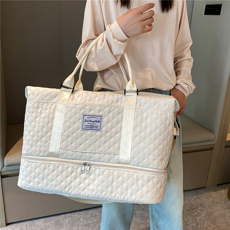 Genți pentru femei Genți de călătorie de capacitate mare Geanta de mână impermeabilă Genți de voiaj de călătorie Genți de fitness pentru yoga pentru femei cu compartiment pentru pantofi