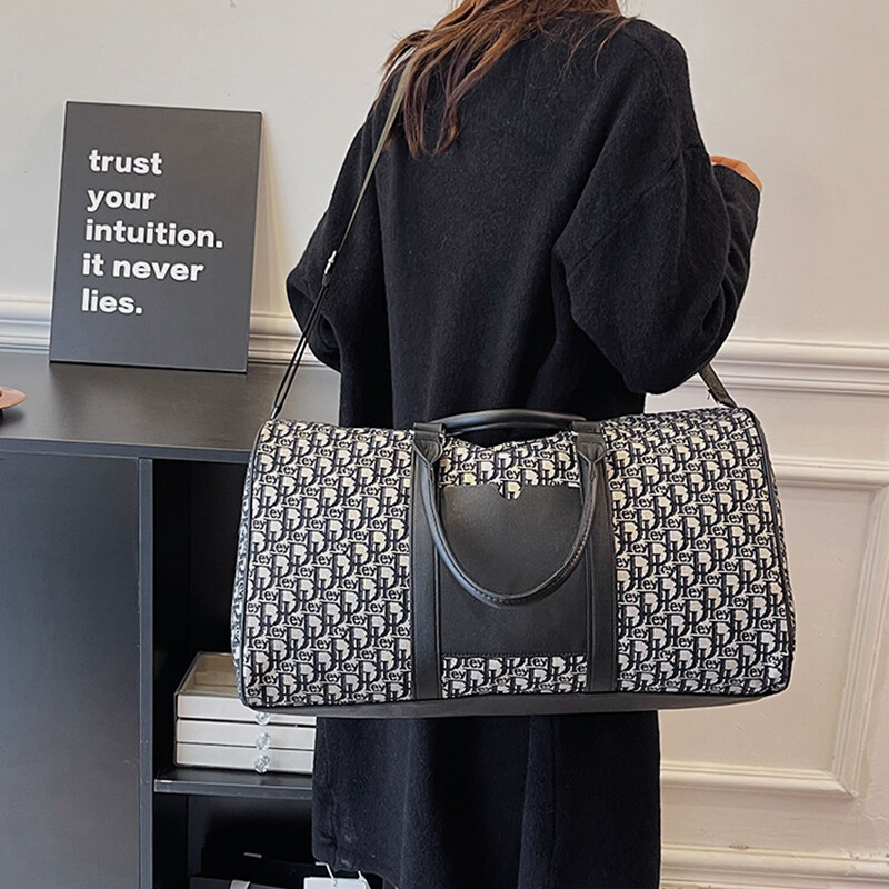 Genți de călătorie pentru femei Geantă de gimnastică Duffle Sport Fitness Business Casual Bagaj Pânză Scrisoare Geanta de mână în aer liber Geanta de weekend pentru umăr