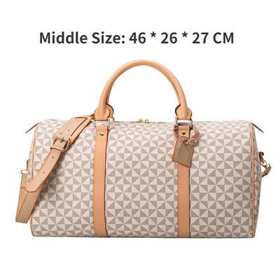 2024 Geantă de mână rezistentă la apă Pu Fitness pentru bărbați, geantă de umăr din piele pentru afaceri, geantă mare de călătorie pentru bărbați