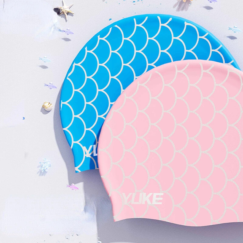 Șapcă de înot pentru copii în formă de pește, cu desene animate, din silicon, anti-alunecare, impermeabilă, pălărie de înot, accesorii pentru piscină, băieți, fete, copii, echipament de înot
