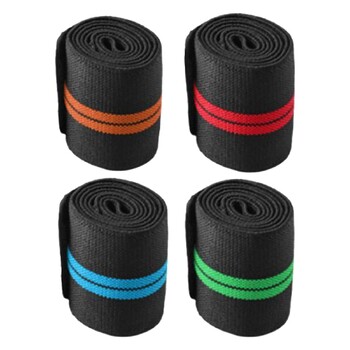 1 ΤΕΜ. 100 cm Long Wrap Strap Ebow Bandage Weight Lifting Αναπνεύσιμος ιμάντας στήριξης αγκώνων για πρέσα πάγκου άρσης βαρών