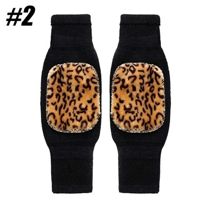 1 pereche de genunchi de iarnă din cașmir, mânecă de încălzire a genunchilor pentru picior, unisex, suport pentru genunchiere de lână pentru dureri articulare, tendinită, artrită