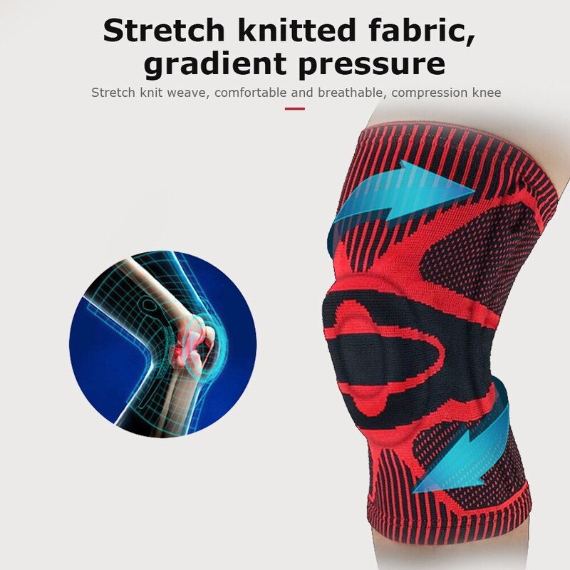 Genunchiere 1 buc pentru ameliorarea durerii la genunchi, cu tampoane de gel stabilizatoare laterale, pentru menisc, ruptură, recuperare a durerii articulațiilor, unisex
