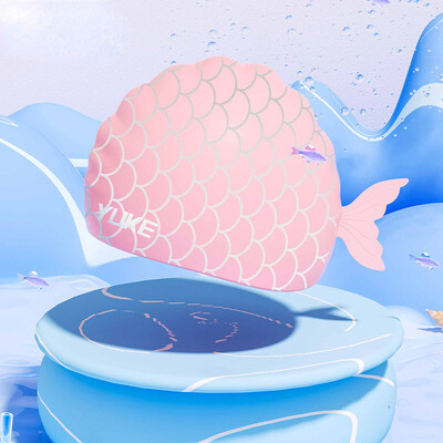 Șepci de înot cu desene animate pentru copii, impermeabile, băieți, fete, șapcă de înot pentru copii, sporturi acvatice, antrenament, șapcă de înot anti-alunecare din silicon