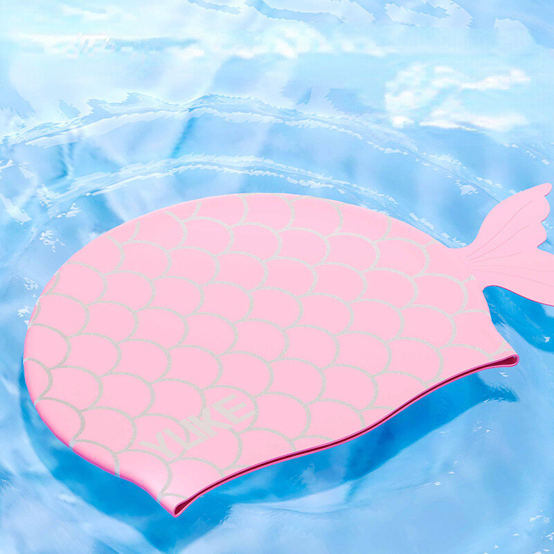 Șepci de înot cu desene animate pentru copii, impermeabile, băieți, fete, șapcă de înot pentru copii, sporturi acvatice, antrenament, șapcă de înot anti-alunecare din silicon