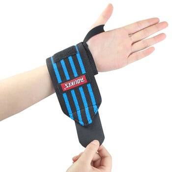 AOLIKES 1PCS Hand Wraps Wrist Strap Weight Lifting Wrist Wraps Powerlifting Bodybuilding Αναπνεύσιμο Στήριγμα καρπού