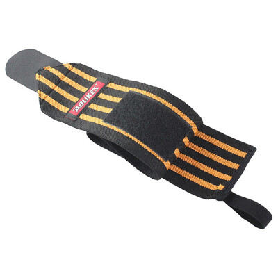 AOLIKES 1PCS Roku Aptinumi Rokas siksna Svars Paceļami Plaukstas Aptinumi Pauerliftings Kultūrisms Elpojošs plaukstu atbalsts