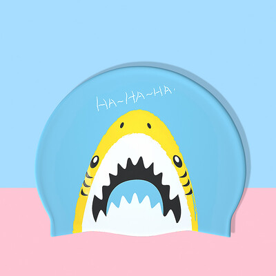 1 buc. Cască de înot din silicon pentru copii, cu imprimare, moale, confortabilă, inodoră, impermeabilă pentru urechi.