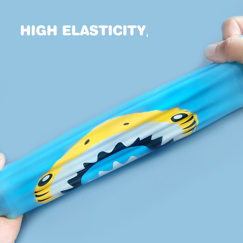 1 buc. Cască de înot din silicon pentru copii, cu imprimare, moale, confortabilă, inodoră, impermeabilă pentru urechi.