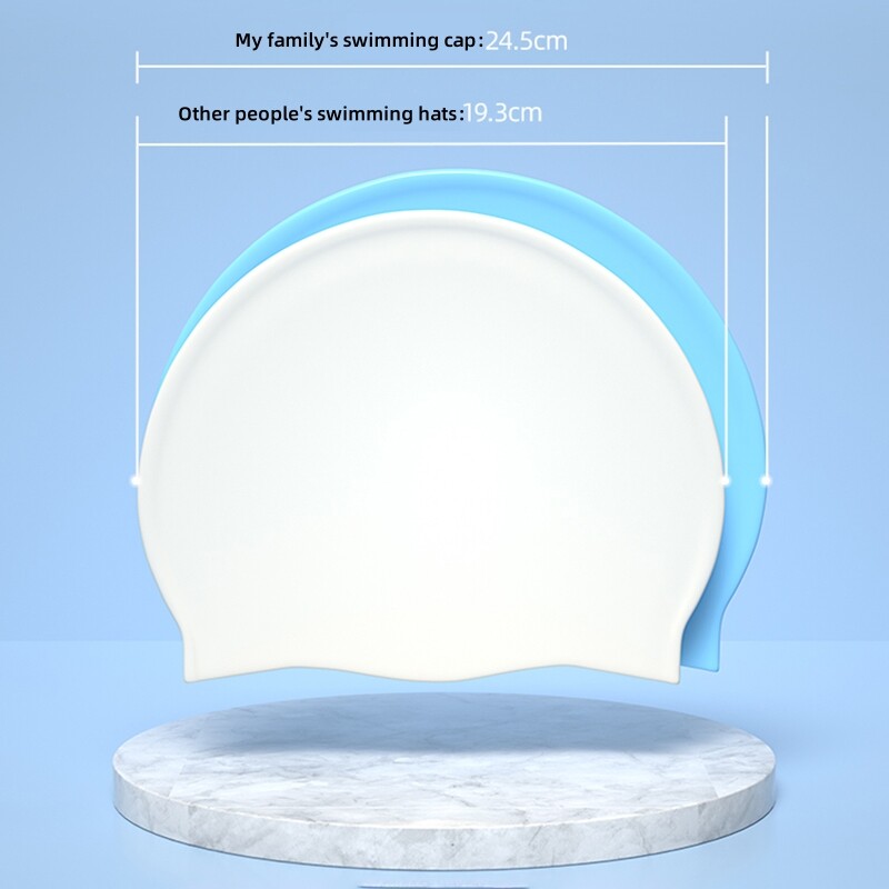 1 buc. Cască de înot din silicon pentru copii, cu imprimare, moale, confortabilă, inodoră, impermeabilă pentru urechi.