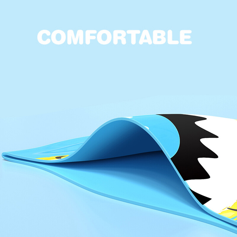 1 buc. Cască de înot din silicon pentru copii, cu imprimare, moale, confortabilă, inodoră, impermeabilă pentru urechi.