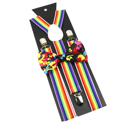 Elastične naramenice Glazbeni set leptir-mašne Naramenice Muškarci Žene Klavirska glazba Podesivi naramenice za vjenčanje Y-Back Dodaci za majice