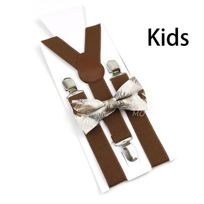 Suspenderis ziedu puķu puķītes komplekts kokvilnas vecāku un bērnu tauriņu lencēm elastīgas ādas regulējamas lencēm siksna Y-back kreklam aksesuārs