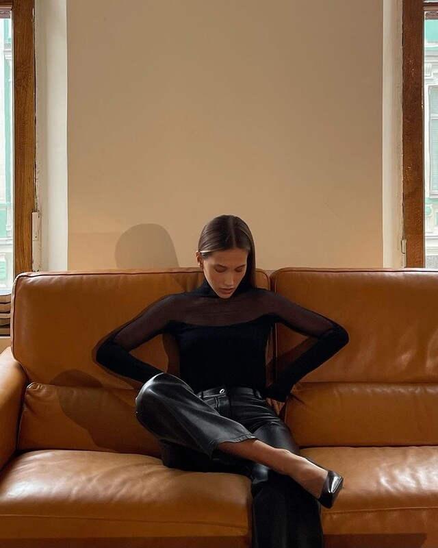 Huhugirl Meh Through Skinny Sexy Bodijs Sieviešu Modes Patchwork ar garām piedurknēm Apvalks Romperi Sieviešu kombinezoni Topi Tīkas