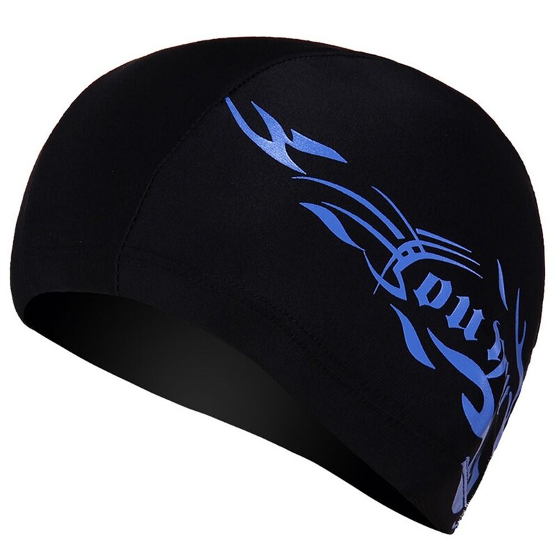 Peldcepures vīriešiem Sieviešu elastīgas neilona ausu aizsargs gariem matiem peldbaseina cepures īpaši plānas peldcepures