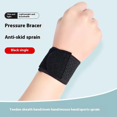 Protecție sport pentru încheietura mâinii pentru femei cu teacă de tendon răsucită, badminton, baschet, fitness, ușoară, comprimată, elastică mare