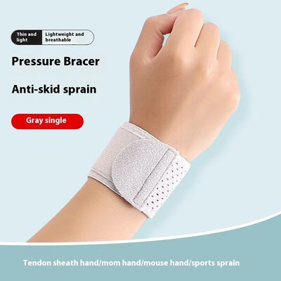 Protecție sport pentru încheietura mâinii pentru femei cu teacă de tendon răsucită, badminton, baschet, fitness, ușoară, comprimată, elastică mare