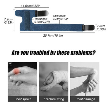 JUUMMP 1Pcs Finger Splint Support for Trigger Finger, Mallet Finger, Baseball Finger, Strein, Sprains, Broken Fingers, Basketball