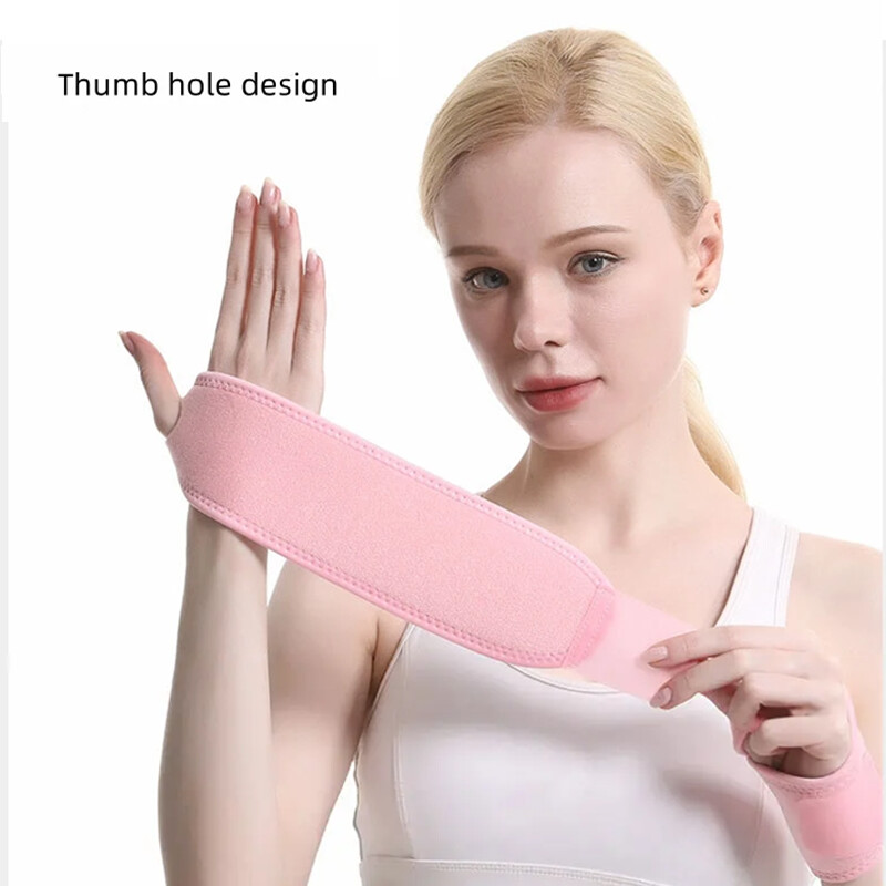 Rokas aizsargsiksna Unisex breketes atbalsts karpālā kanāla sastiepumiem, sastiepumiem, sporta siksna Sporta sāpju mazināšanai ietīšana pārsējs sporta zāle Aizsargaprīkojums