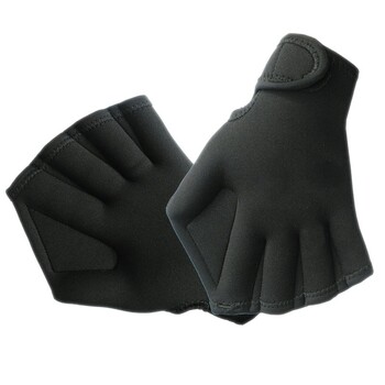 1 ζεύγος 2mm Sphere Swimming Webbed Gloves Flipper Surfing Swimming Sports Paddle Training Fingerless Gloves SurfingTool