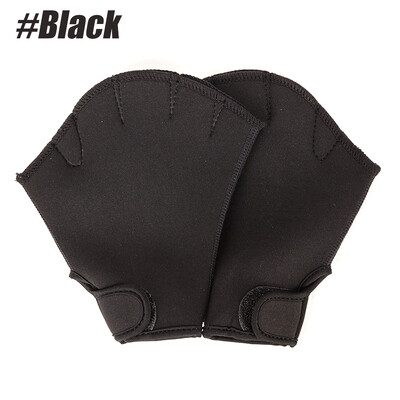 1 pereche de mănuși Aqua Mănuși de înot cu vâsle cu palme Fitness Aerobic în apă și mănuși de antrenament de rezistență la înot pentru bărbați, femei, copii