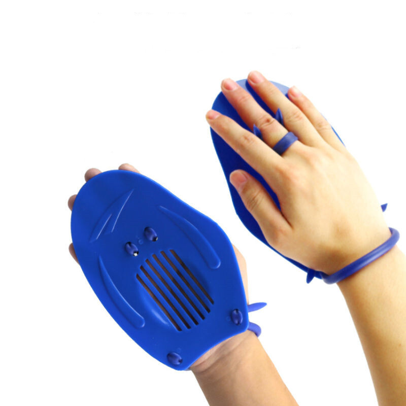 Palete de înot reglabile profesionale Brâuri de corectare Aripioare de mână Flippers Degete din palmă Mănuși cu palme Vâslă Sporturi acvatice