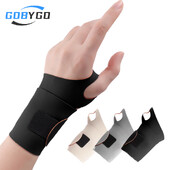 GOBYGO 1 buc. Respirabilitate reglabilă, compresie, întorse pentru încheietura mâinii, dureri de tunel carpian, ultra-subțire, elastic pentru încheietura mâinii, unisex
