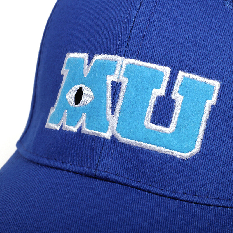 Şepci de baseball comice Bărbaţi Femei Bumbac Monsters University MU Broderie Şapcă cu ochi mari Şapci de soare unisex Pălării de camioner Snapback Gorras