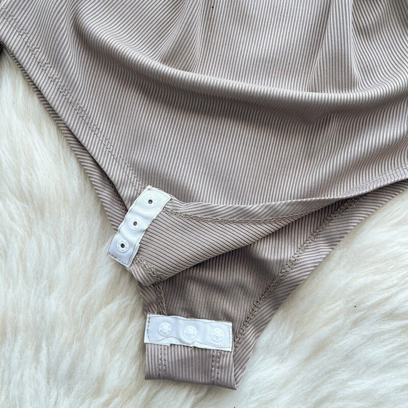 Body sexy la modă, cu mânecă lungă, cu decolteu în formă de O, cu fermoar subțire, de bază, dulciuri calde, femei gotice, haine de stradă, salopete de modă Ins