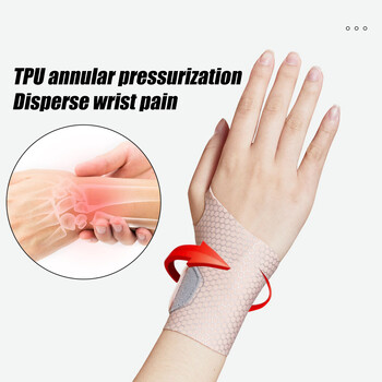 1PC Fitness Wrist Protector Protector Carpal Tunnel, Adjustment Slim Tennis Wristband for Sports, Gym, Basketball