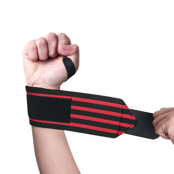 1PC Professional Nylon Wrist Band Fitness Gym Wraps For Powerlifting Ανύψωση Βαρών Προπόνηση Ενδυνάμωσης Σιδεράκια στήριξης καρπού