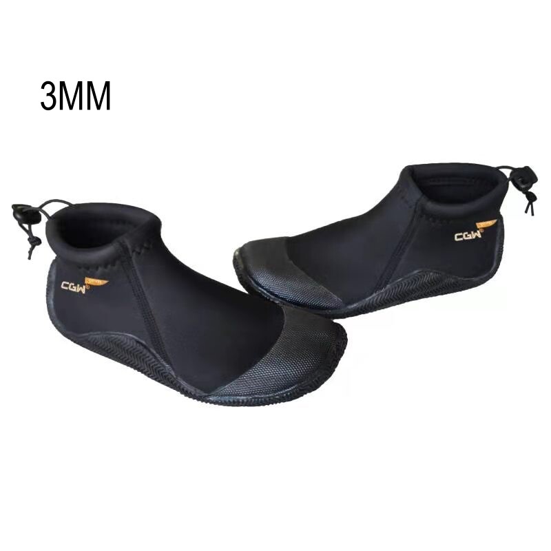 3 MM neoprēna āra ūdens sporta veidi, zemūdens makšķerēšana, smaiļošana, snorkelēšana, sērfošana, peldēšanas apavi, peldvietas apavi