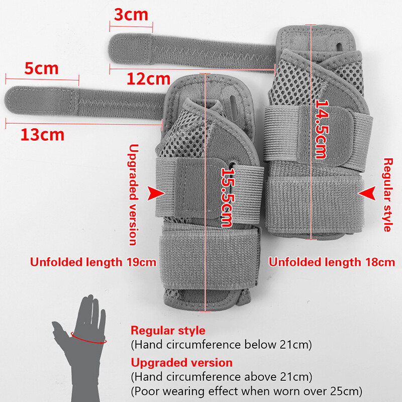 Atela flexibilă respirabilă pentru încheietura mâinii, suport pentru degetul mare, pentru tendinită, artrită, protecție pentru degetul mare, se potrivește mâinii drepte și stângi