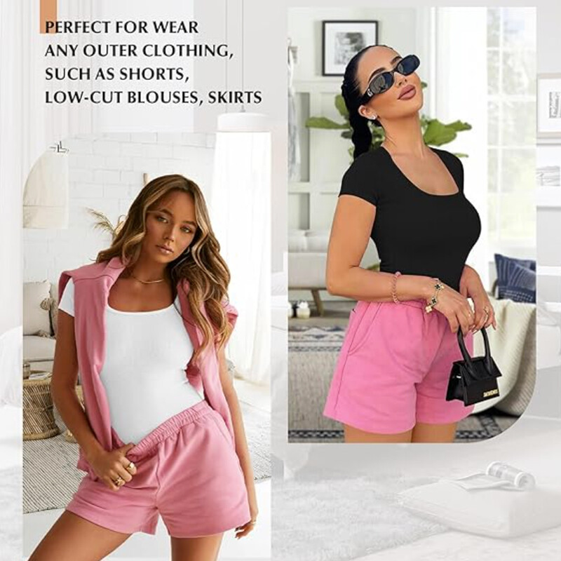 GUUDIA Mânecă scurtă Crotch Deschis Gâtul U mare Față de modelare fără sudură Costum de corp elastic spandex Imbracaminte pentru modelarea femeilor Body Shaper Control burtă