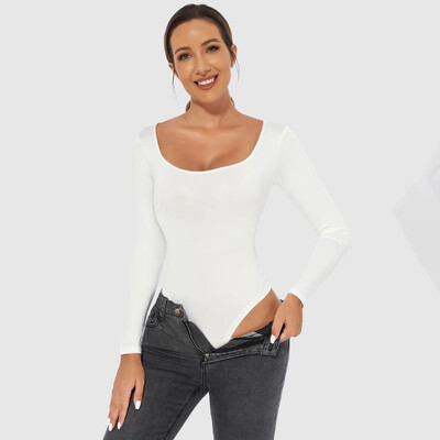 2025 Lenjerie de corp pentru femeie de primăvară Body dintr-o singură piesă cu mânecă lungă, fără sudură, pentru antrenament pentru talie, teacă pentru modelarea corpului, pentru burtă plată, pentru femei