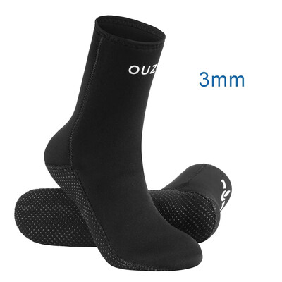 Αντιολισθητικές κάλτσες κατάδυσης από νεοπρένιο 3mm/5mm Παπούτσια με ζεστό συνονθύλευμα ενηλίκων Δωρεάν μπότες σερφ για άντρες Γυναικεία κολύμβηση