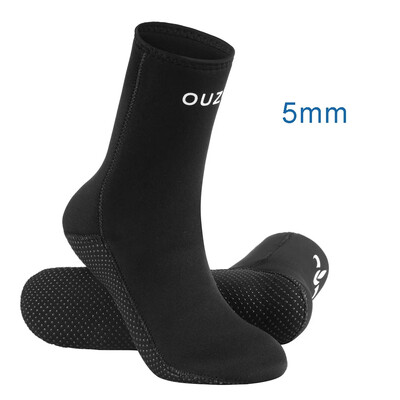 Αντιολισθητικές κάλτσες κατάδυσης από νεοπρένιο 3mm/5mm Παπούτσια με ζεστό συνονθύλευμα ενηλίκων Δωρεάν μπότες σερφ για άντρες Γυναικεία κολύμβηση