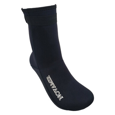 Κάλτσες από νεοπρένιο 3mm Νερό κάλτσες για καταδύσεις κολύμβηση καγιάκ Μαύρη NS01