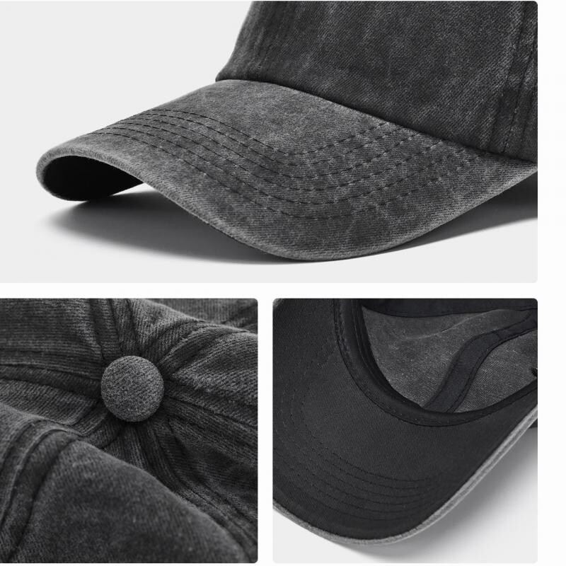 Șapcă de baseball, din bumbac spălat, bărbați, femei, pălărie snapback, șapci vintage hip hop, culoare uni, pălărie pentru tată, caschetă osoasă, sport casual în aer liber