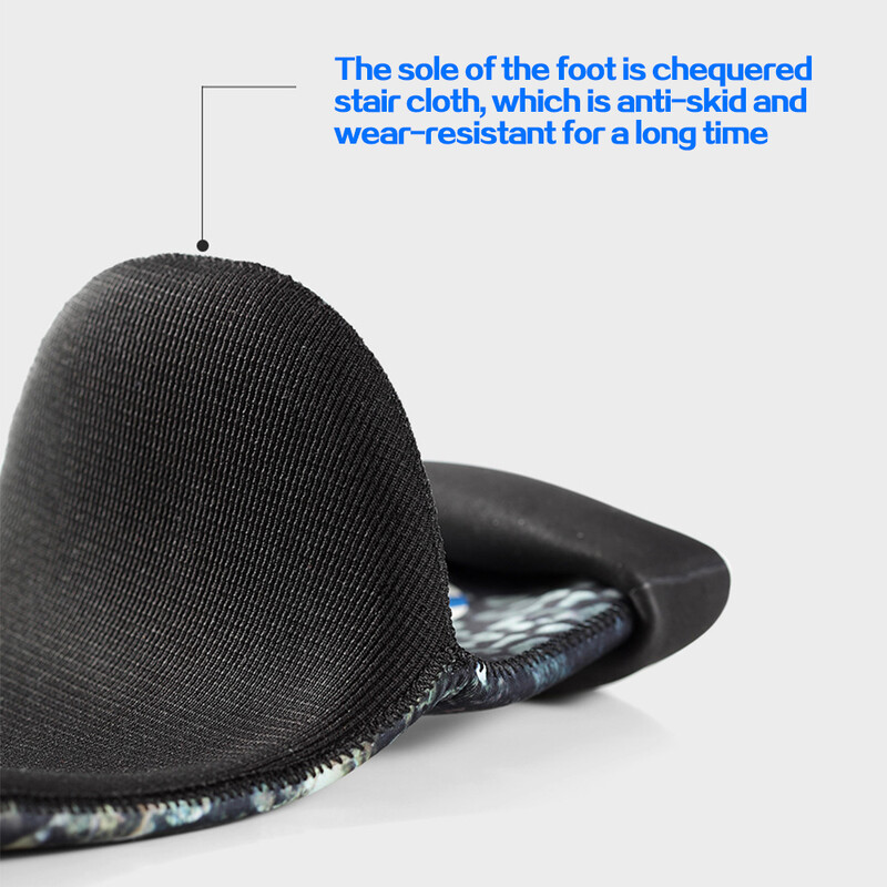 Șosete de scufundări 5mm/3mm CR neopren șosete de scufundări șosete de scufundări șosete de camuflaj de plajă șosetele de înot țin de cald pentru scufundări