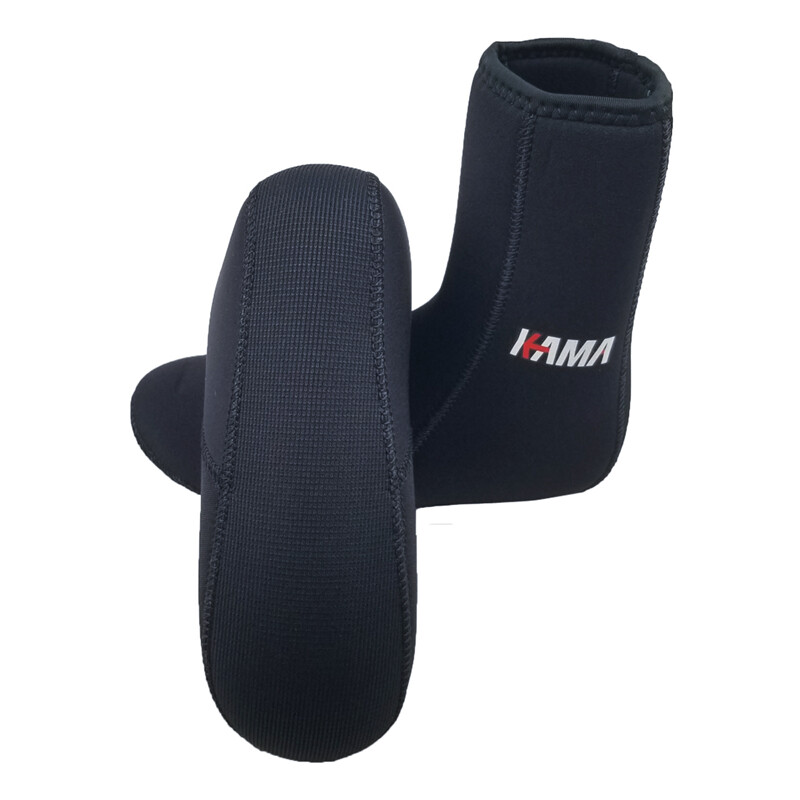 Șosete de scufundări din neopren de 7 mm pentru pescuit subacvatic Vânătoare subacvatică Negru DS02