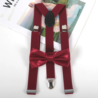 Bretele Seturi de papion pentru bărbați, pantaloni, îmbrăcăminte pentru adulți, bretele, bărbați, cămașă, rochie, femei, petrecere de nuntă, elastic, spate, accesorii pentru costum