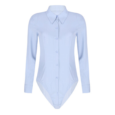 Cămașă de corp de damă Uniforme de lucru pentru doamnă de birou Bluze albe Haine subțire Cămașă OL cu mânecă lungă Tricou Colanți de lucru ușor de îngrijit Cămașă