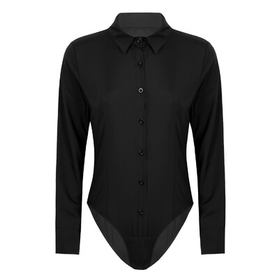 Cămașă de corp de damă Uniforme de lucru pentru doamnă de birou Bluze albe Haine subțire Cămașă OL cu mânecă lungă Tricou Colanți de lucru ușor de îngrijit Cămașă