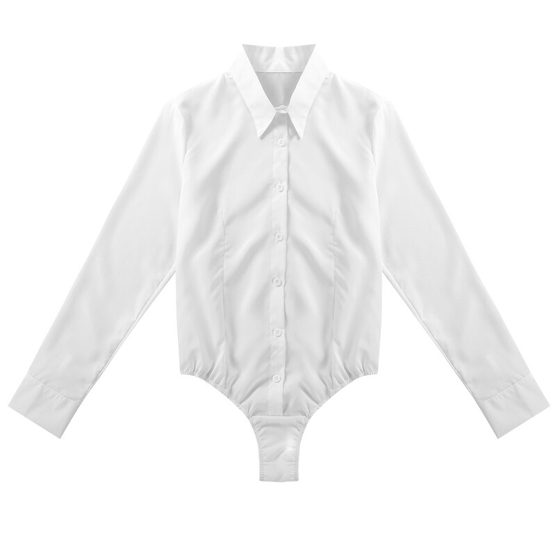 Cămașă de corp de damă Uniforme de lucru pentru doamnă de birou Bluze albe Haine subțire Cămașă OL cu mânecă lungă Tricou Colanți de lucru ușor de îngrijit Cămașă