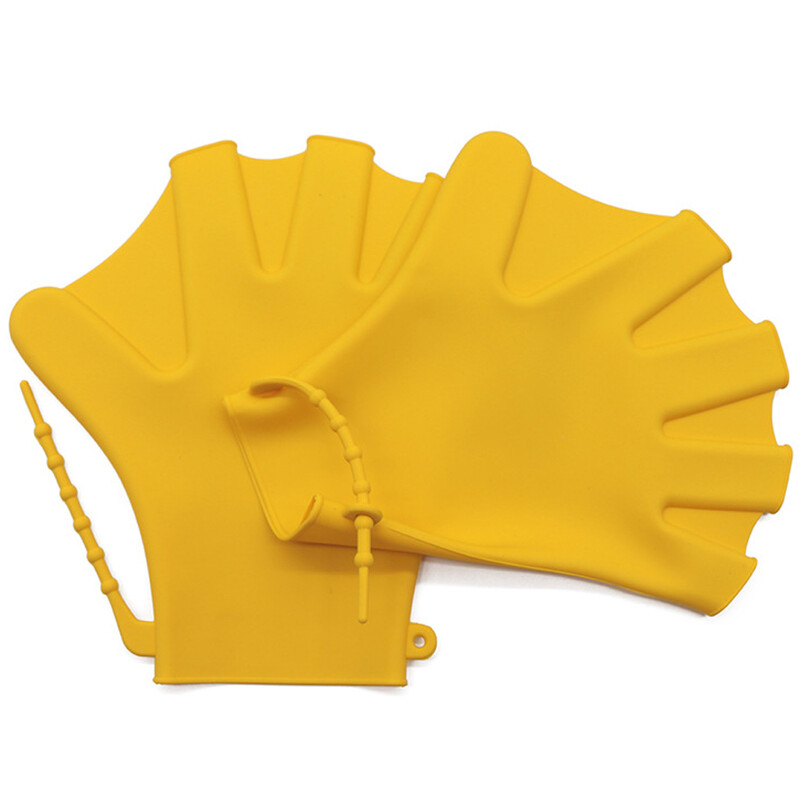 Mănuși de înot pentru copii și adulți Mănuși de antrenament de rezistență la apă pentru fitness, mănuși de silicon pentru înot, scufundări, mănuși de antrenament pentru înot