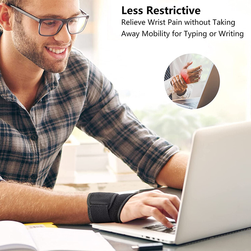 Brată elastică de sprijin pentru încheietura mâinii pentru artrita și tendinită de tunel carpian, ameliorarea durerii de mână