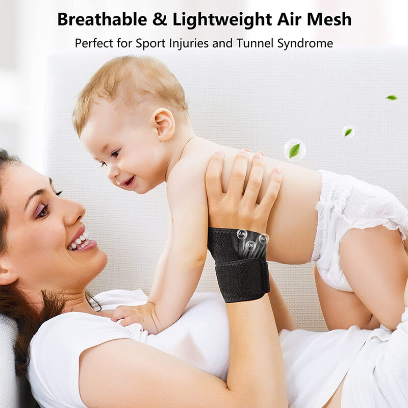 Brată elastică de sprijin pentru încheietura mâinii pentru artrita și tendinită de tunel carpian, ameliorarea durerii de mână